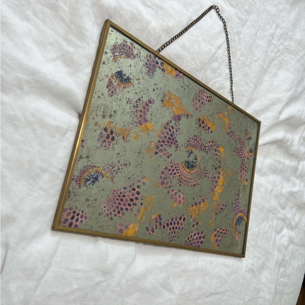 Anthropologie Antiqued Mercury Glass Mirror- Like New